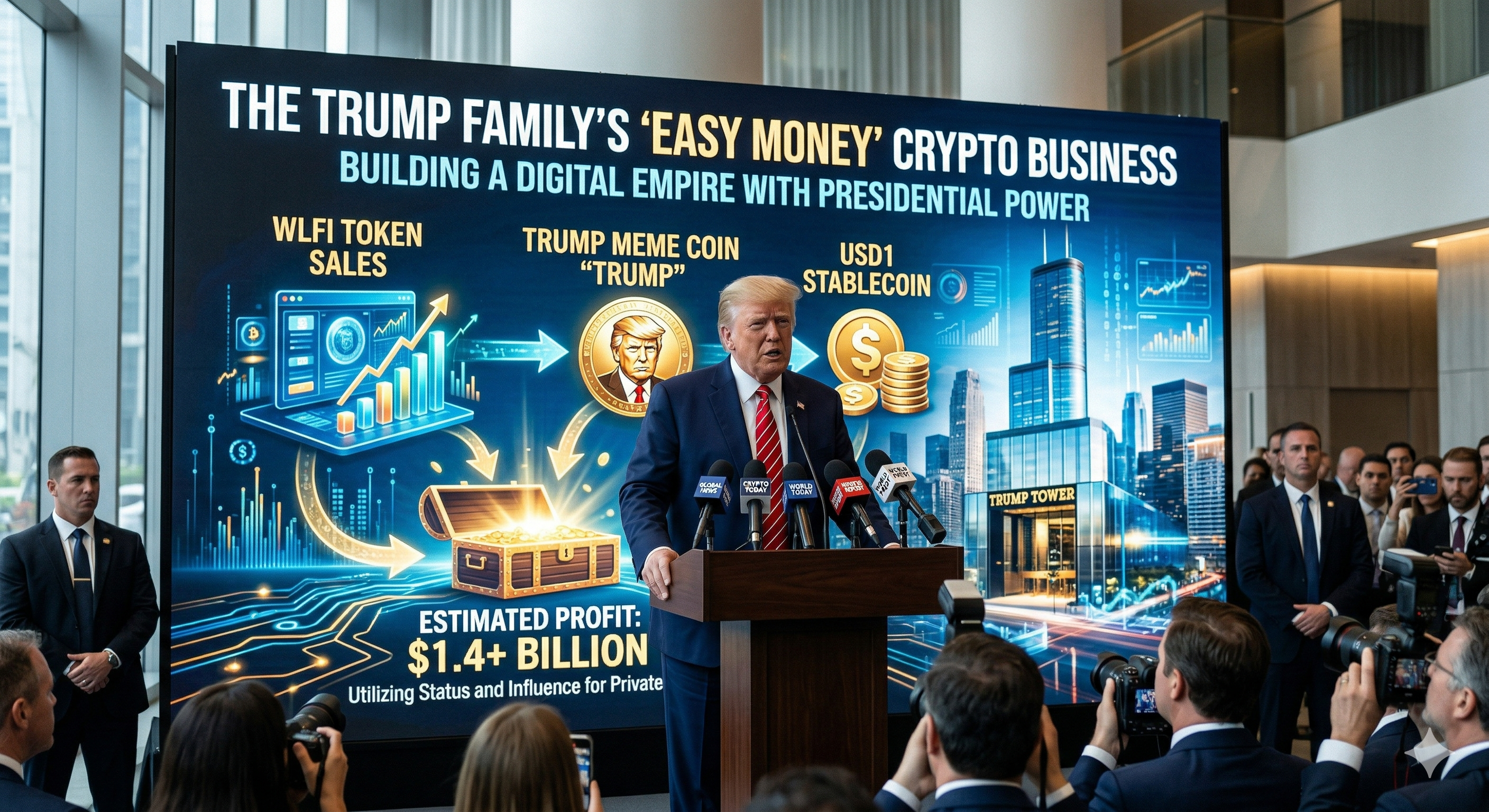 The Trump Family’s "Easy Money" Crypto Business image